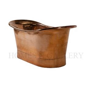 อ่างอาบน้ำทองแดงแบบแฟนซีพร้อมอ่างอาบน้ำทองแดงแบบโบราณสำหรับตกแต่งห้องน้ำ - Product Image 2