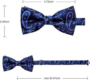 Maçonnique 100% Soie Tissé Pré Attaché Réglable Noeud Papillon Meilleure Vente En Gros Travaux Formels Bureau Garçons Affaires Noeuds Papillon Respirant - Product Image 3