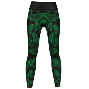 Collants de yoga de fitness taille haute pour femmes Leggings imprimés sublimés avec logo à la taille - Product Image 3