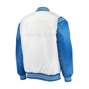 OEM diseño personalizado con letras bordadas chaquetas abrigos hombres motocicleta bomba calle cuero béisbol uniforme chaqueta casual - Product Image 2