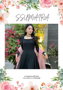 Ssumaira Bộ Sưu Tập Chất Lượng Cao Cấp Pakistan Đảng Mặc Cô Gái Bông Maxi Gown Choàng Với Tùy Chỉnh Thiết Kế Trong In Vải - Product Image 6