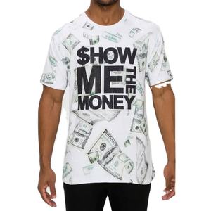 Personnaliser votre propre logo Sublimation T-shirt pour hommes Slim Fit Sublimation de haute qualité T-shirt pour hommes Top des ventes de T-shirt à manches courtes - Product Image 4