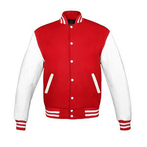 Custom Made High Quality Design Own Lettermen Varsity Jacket Men Women, Wholesale Breathable <b>Top</b> Premium <b>Woolen</b> Varsity Jacket - Product Image 6