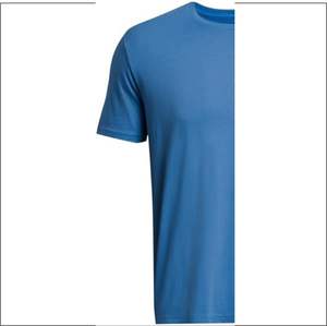 Venta caliente de alta calidad 100% algodón camiseta de desgaste rápido corto sólido logotipo personalizado impresión por sublimación Serigrafía - Product Image 5