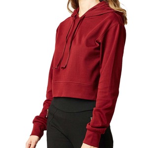 Sudaderas con Capucha Cortas de Algodón para Mujer, Precio al por Mayor 2025, Personalizables, Transpirables, con Logotipo Personalizado de Diseñador - Product Image 6