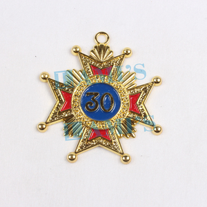Maçonnique Rose Croix 30e Degré Sash Jewel Meilleur Matériel Franc-Maçon Regalia Jewel Maçonnique - Product Image 1