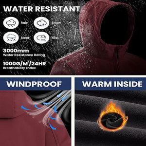 <b>Lightweight</b> Men's Vintage <b>Denim</b> Softshell Windbreaker <b>Jacket</b> Stand Collar Waterproof Eco-Friendly Custom Casual Sports Winter - Product Image 4