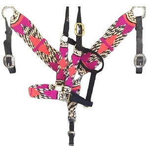 Silla de montar inglesa ecuestre, cabezada y pechera de cuero genuino, ligera, personalizada con cuentas, para equitación de temporada. - Product Image 1
