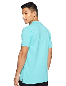 100% coton hommes à manches courtes pour Polo T-Shirt décontracté coupe ajustée conception de saison d'été impression multicolore étiquettes de conception de Logo personnalisé - Product Image 3