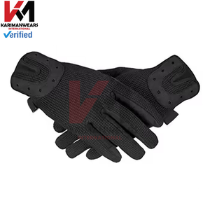 Gants d'équitation en cuir durable de qualité supérieure, imperméables, pour adultes, ajustement personnalisé, adhérence antidérapante, paumes renforcées, sports équestres - Product Image 3