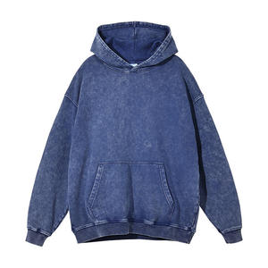 Venta al por mayor: Sudadera unisex de algodón grueso con estampado 3D tie-dye vintage lavado, efecto ácido, corte regular, ecológica, para invierno. - Product Image 3