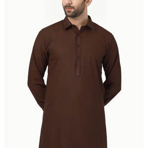 Vêtements d'été confortables et doux de haute qualité pour hommes Salwar Kameez Offre Spéciale pour hommes 2 pièces Shalwar Kameez pour un usage décontracté - Product Image 4