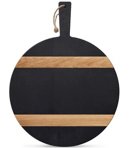 Tabla de picar de mármol de Acacia, mesa de comedor de cocina para el hogar, Simple y atractiva, venta al por mayor - Product Image 1