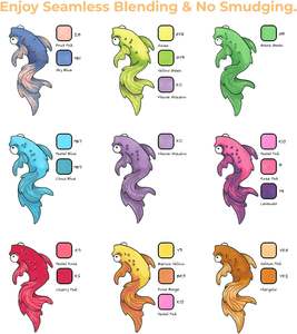 Marcadores <span class=keywords><strong>Ohuhu</strong></span>, Juego de 216 Marcadores de Arte con Doble <span class=keywords><strong>Punta</strong></span> a Base de Alcohol para Colorear, Ilustrar, Puntas de <span class=keywords><strong>Pincel</strong></span> y Cincel - Product Image 5