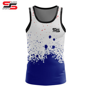 Camisetas sin mangas de punto sublimadas con logotipo personalizado, camisetas sin mangas con impresión Digital de alta calidad, entrenamiento para mujer - Product Image 5