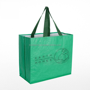 Sac fourre-tout moyen en PP tissé transparent de haute qualité avec poignée, motif logo personnalisé, sac de courses non tissé, ECOBAG Marque VINA en promotion - Product Image 4