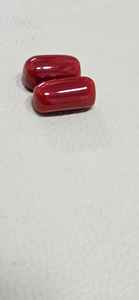 Coral Rojo Natural, Gema de Corte Ovalado, Calidad Fina para Joyería, Procedente de Rajastán - Product Image 2