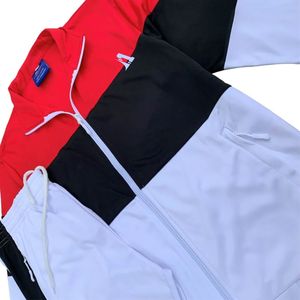 Survêtement d'automne pour hommes de haute qualité 100% coton vêtements de sport survêtement ensemble de sport à fermeture éclair complète vêtements décontractés survêtement pour hommes - Product Image 3