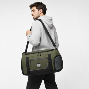 Bolsa de lona diseñada con una forma práctica, interior espacioso y correa de hombro cómoda para viajes, deportes y uso diario. - Product Image 5