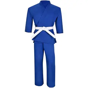 Новый стиль, 100% хлопковые костюмы для карате на заказ, лучшие продажи, хороший дизайн, мужская униформа для карате по очень низкой цене