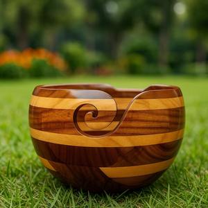 ถ้วยใส่ไหมพรมไม้กระถินคุณภาพเยี่ยม พร้อมที่ป้อนไหมพรมแบบโค้ง สำหรับงานถักไหมพรม มีจำหน่ายในราคาที่เข้าถึงได้จากประเทศอินเดีย - Product Image 6