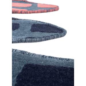 Alfombra de Lana Tejida a Mano Jaanwar Clásica Azul, Rectangular de 4m, Patrón Abstracto para Sala de Estar, Pasillo, Grosor de 10mm, Top-7215 - Product Image 4