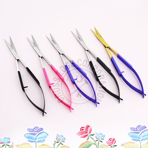 Ciseaux à ressort professionnels sourcils et cils façonnage et coupe ciseaux lame lisse Action lame tranchante pour cils 5 pouces - Product Image 2