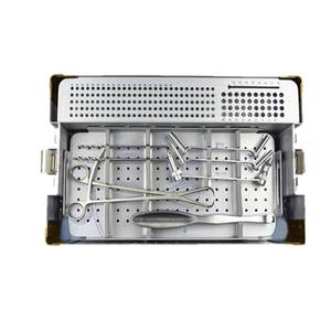 Ensemble d'instruments orthopédiques à grand fragment en acier inoxydable Kit d'outils d'implant de chirurgie traumatique manuelle - Product Image 1