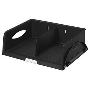 Bandeja para Cartas Extra Ancha de Poliestireno Leitz Sorty, Color Negro, en Tamaños DIN A4 Horizontal y DIN C4 Horizontal - Product Image 3