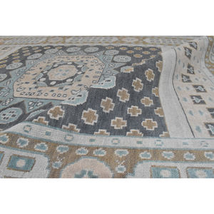 Juego de alfombras florales de lana estilo Oushak hechas a mano modernas alfombras de área de buena calidad para sala de estar - Product Image 3