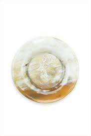 Logo personnalisé Assiettes de chargeur de corne de haute qualité pour une assiette peu profonde de taille personnalisée Assiette à steak familiale Restaurant Corne de fleur en céramique - Product Image 4