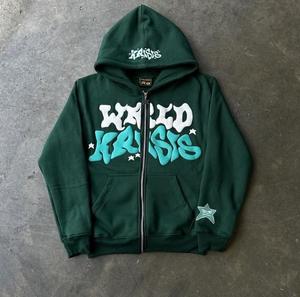 Sudadera con Capucha Teñida Personalizada por el Fabricante, Color Único, Lavado, Felpa de Algodón Grueso, para Líneas de Ropa Powerventure - Product Image 3