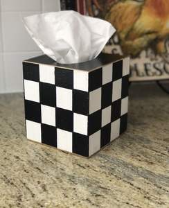 LOGO DE TABLE PERSONNALISÉ UTILISER UN PORTE-BOÎTE DE MOUCHOIRS INLAY BONE ET UN COULEUR PERSONNALISÉE ET UN PORTE-MOUCHOIR AVEC POLI À LA MAIN ET TRAVAIL - Product Image 1