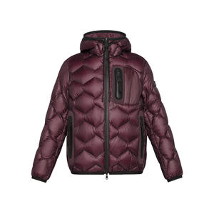 Custom Logo Autumn 90 <b>White</b> Cotton Hooded <b>Puffer</b> <b>Jacket</b> New Fashion Luxury Brand Waterproof Breathable <b>Men's</b> <b>Jackets</b> - Product Image 6