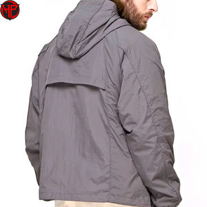 Chaqueta Cortavientos Impermeable con Cremallera para Hombre, Novedad 2026, Alta Calidad con Forro Interior de Malla, Bloques de Color, Dos Bolsillos Delanteros - Product Image 2