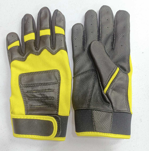 Gants de frappe en cuir professionnels, respirants, durables, légers, fermeture à boucle et crochet, couleur personnalisée, gants de baseball - Product Image 2