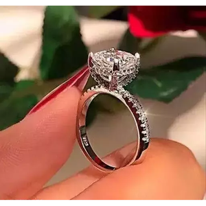AD <b>Ring</b> Diamond-Inlaid HipHop Fashion <b>Ring</b> Eternity and Vintage Styles Rose Gold and 18K Gold Plated for Engagement - Product Image 1