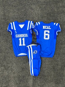 Uniforme de Fútbol Americano Personalizado de Primera Calidad, Conjunto de Camiseta y Pantalones Sublimados, Uniforme de Equipo - Product Image 1