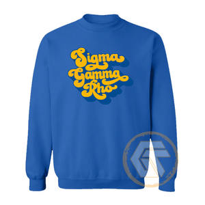 Sudadera Casual Bordada Ecológica de Algodón con Forro Polar para Mujer, Personalizada de Alta Calidad, de la Fraternidad Sigma Gamma Rho, para Otoño/Invierno - Product Image 1