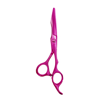 Ciseaux de coupe de cheveux de Salon de beauté de haute qualité poignée en acier allemand avec revêtement de couleur de bord de rasoir pour la coupe des cheveux