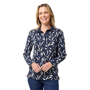 Vente en gros 100% pur coton pour polo pour femmes couleur unie col boutonné Style décontracté respirant bureau activités de plein air - Product Image 6