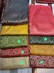 Tissu de brocart Jacquard doux pour robes traditionnelles indiennes tenues de mariage ameublement et approvisionnement en textiles en vrac - Product Image 6