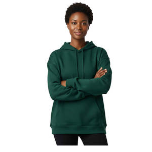 Sudadera con Capucha Oversize de Invierno para Mujer, de Alta Calidad, Transpirable, Ecológica, 100% Algodón, Estilo Casual Urbano, Personalizable por Delante - Product Image 4