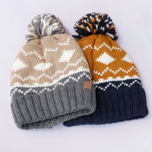 Vente en gros 100% acrylique chapeau d'hiver personnalisé OEM ODM bonnet tricoté pour femmes et hommes pour le voyage - Product Image 4
