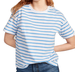 Camisetas de mujer de algodón orgánico impresas personalizadas de lujo de fábrica OEM, producción a granel de proveedores de BD, diseño comprimido - Product Image 1