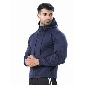 Style personnalisé Zip up Streetwear Zipper Double Zip Polaire Poids Lourd Hoodie Hommes Hoodies - Product Image 3