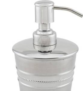 Distributeur de savon liquide et bouteille de shampoing en acier inoxydable, matériau métallique pour la maison, la salle de bain et la décoration - Product Image 5