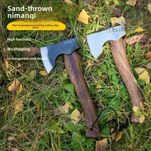 Hache tactique d'extérieur de qualité industrielle, hache russe Tomahawk forgée, hache de feu pour le camping, le travail du bois, la collecte de bois de chauffage - Product Image 6