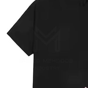 Ensemble t-shirt et short en coton pour hommes, style unique et simple, ensemble t-shirt et short décontractés pour hommes avec cordon de serrage - Product Image 4