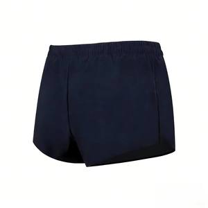 กางเกงวิ่งขาสั้นผู้ชาย ระบายอากาศ แห้งเร็ว ซับเหงื่อ เอวยางยืด มีกระเป๋าข้าง เหมาะสำหรับออกกำลังกายที่ยิมและการวิ่งจ๊อกกิ้งกลางแจ้ง - Product Image 1